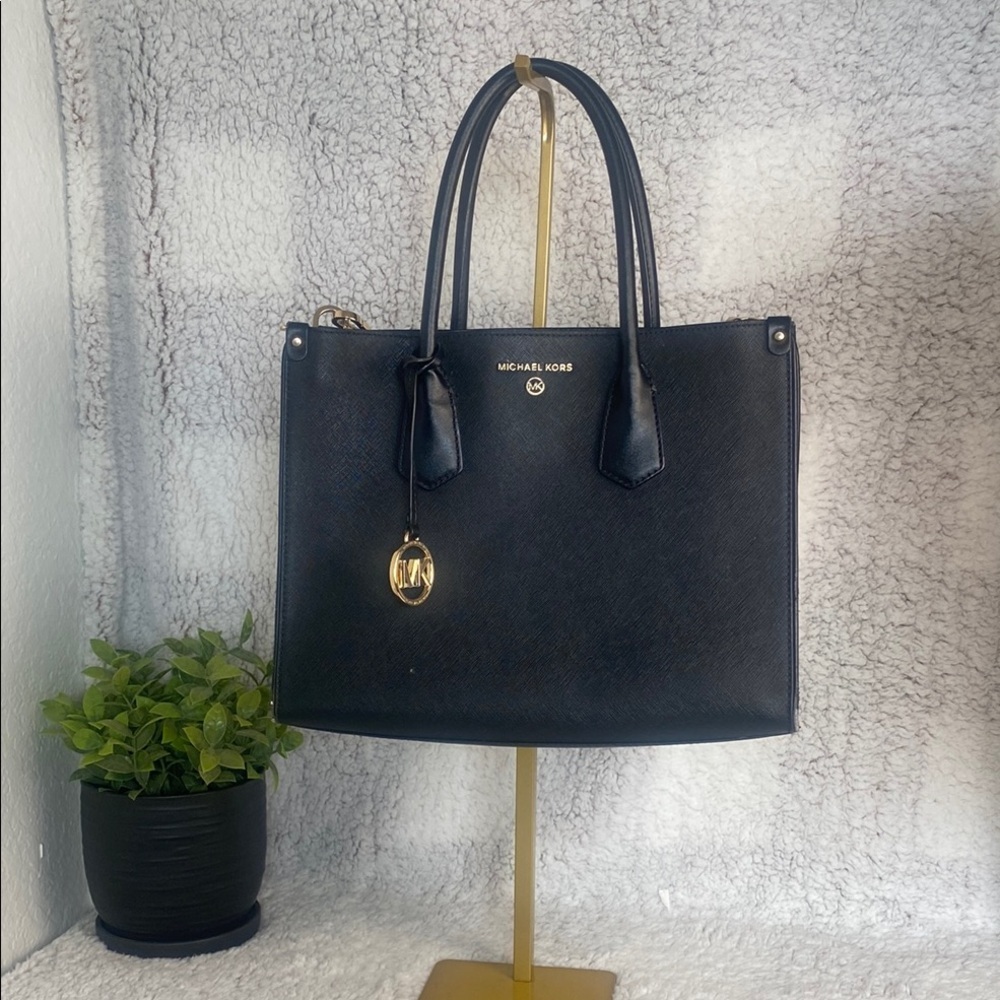 Michael Kors Black Saffiano Leather Tote